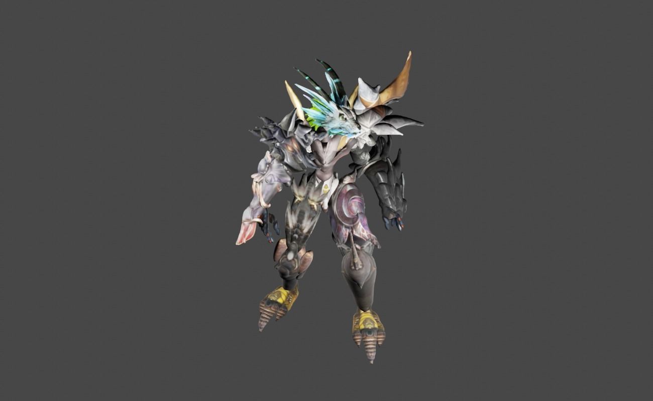 Zeloeman Beta D 25 Low-poly 3D model_2