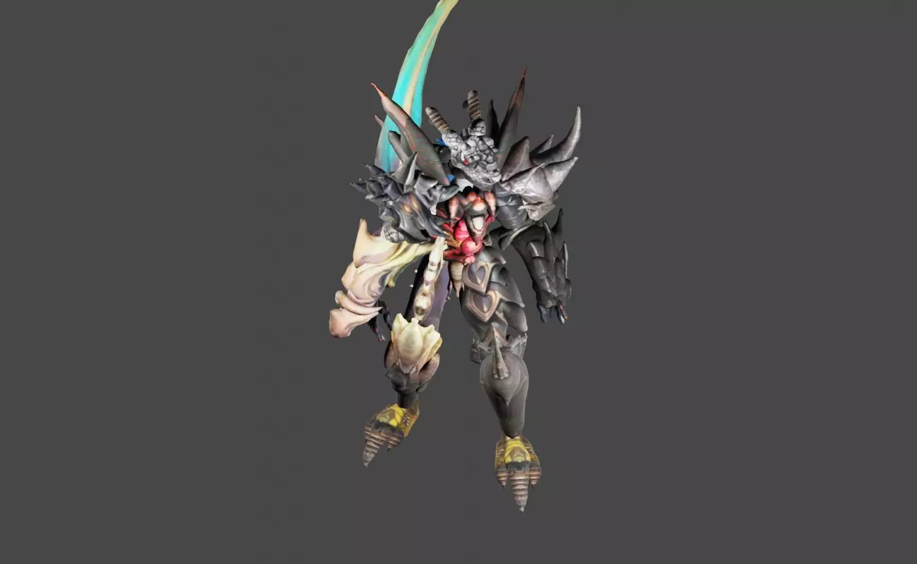 Zeloeman Beta D 24 Low-poly 3D model_0