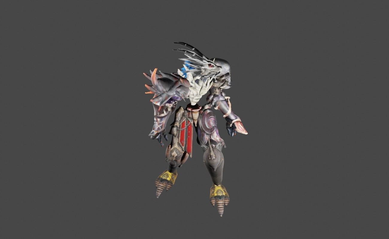 Zeloeman Beta D 23 Low-poly 3D model_21