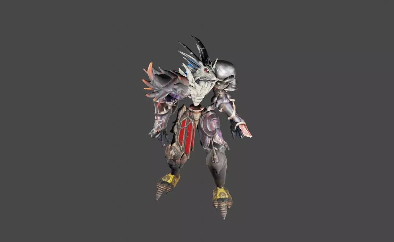 Zeloeman Beta D 23 Low-poly 3D model_0