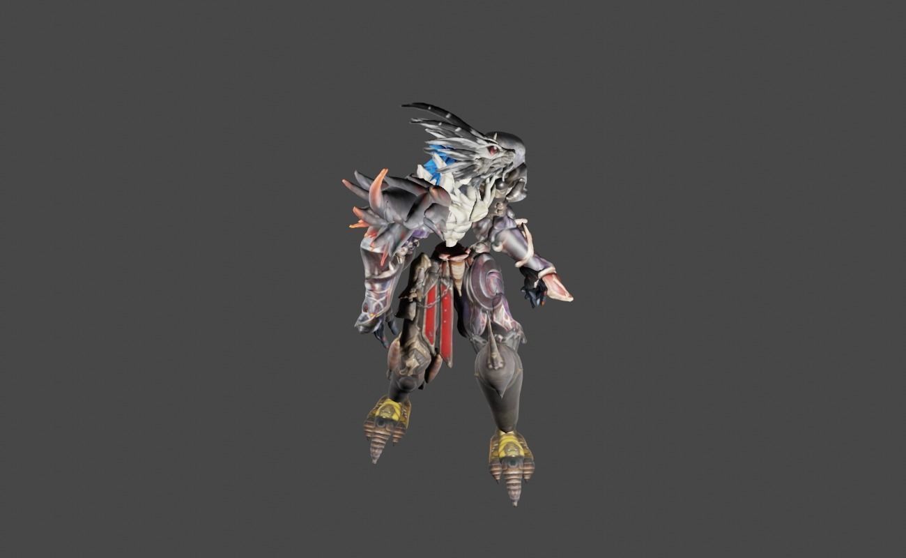 Zeloeman Beta D 23 Low-poly 3D model_24