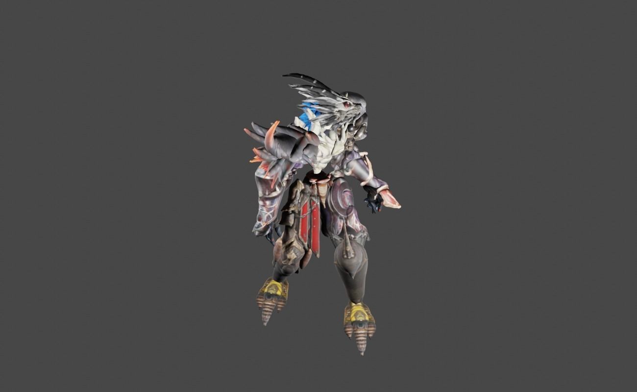 Zeloeman Beta D 23 Low-poly 3D model_25