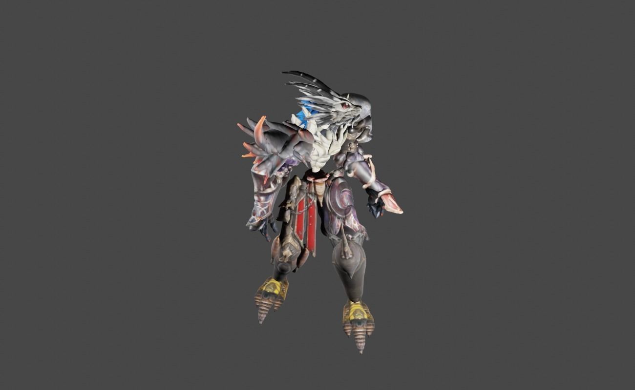 Zeloeman Beta D 23 Low-poly 3D model_23