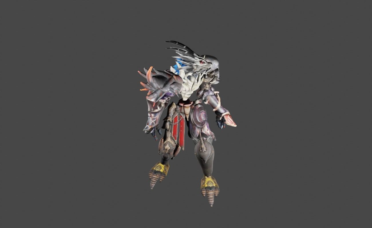 Zeloeman Beta D 23 Low-poly 3D model_22