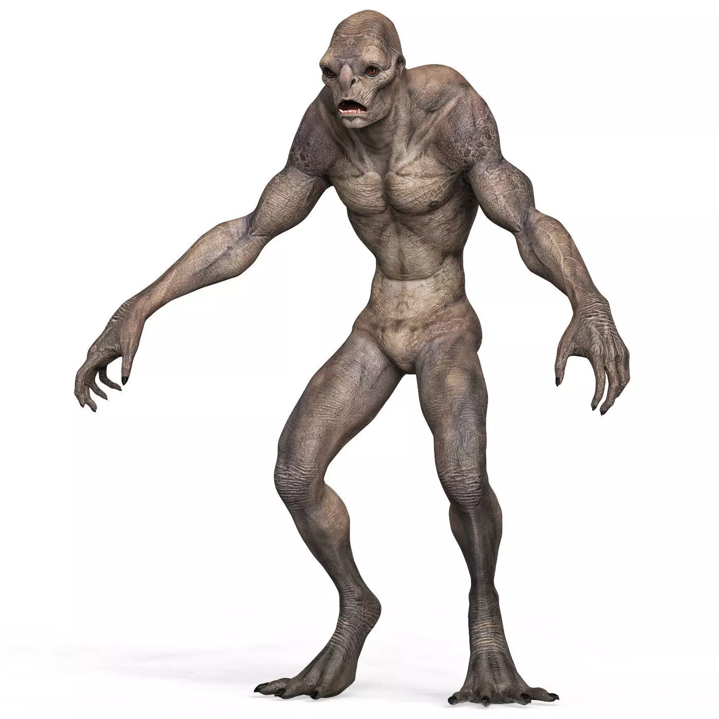 Alien Monster 3D model_0