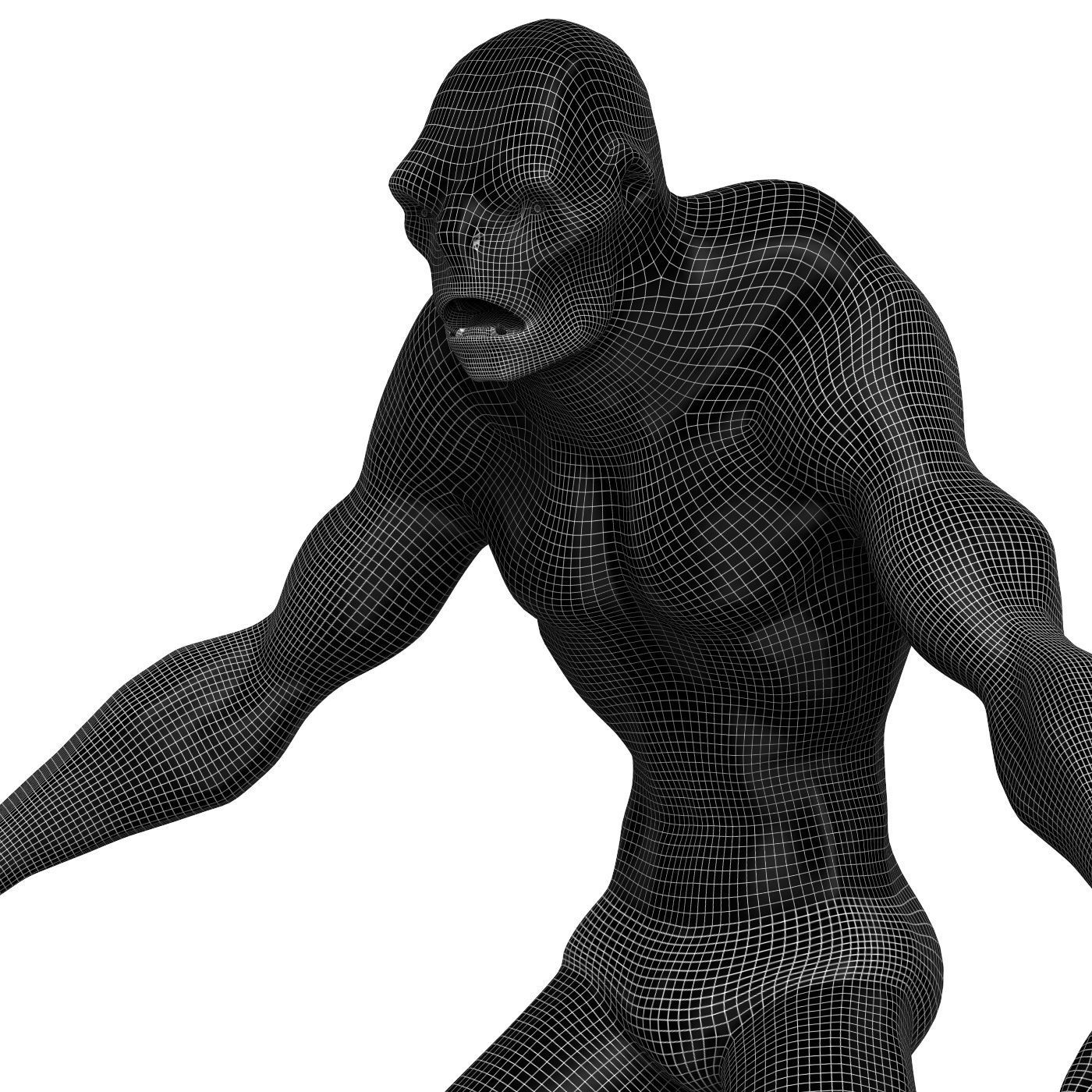 Alien Monster 3D model_6