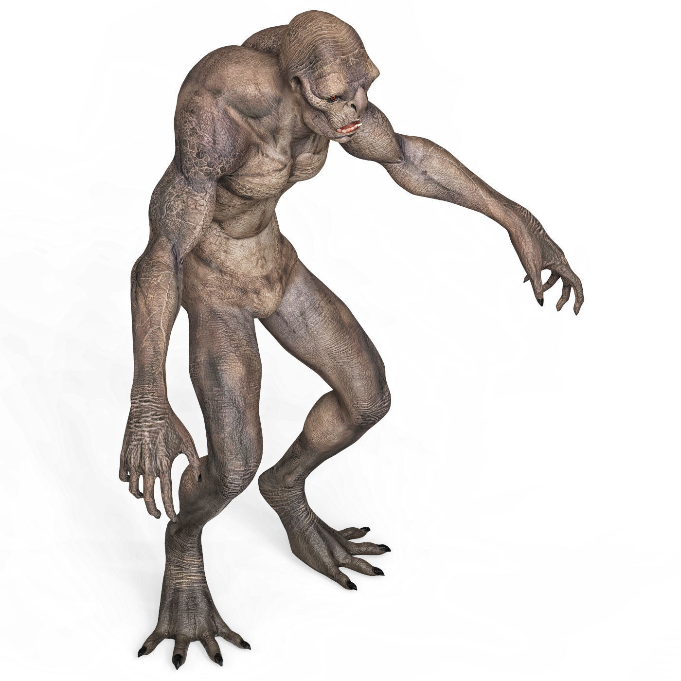 Alien Monster 3D model_4