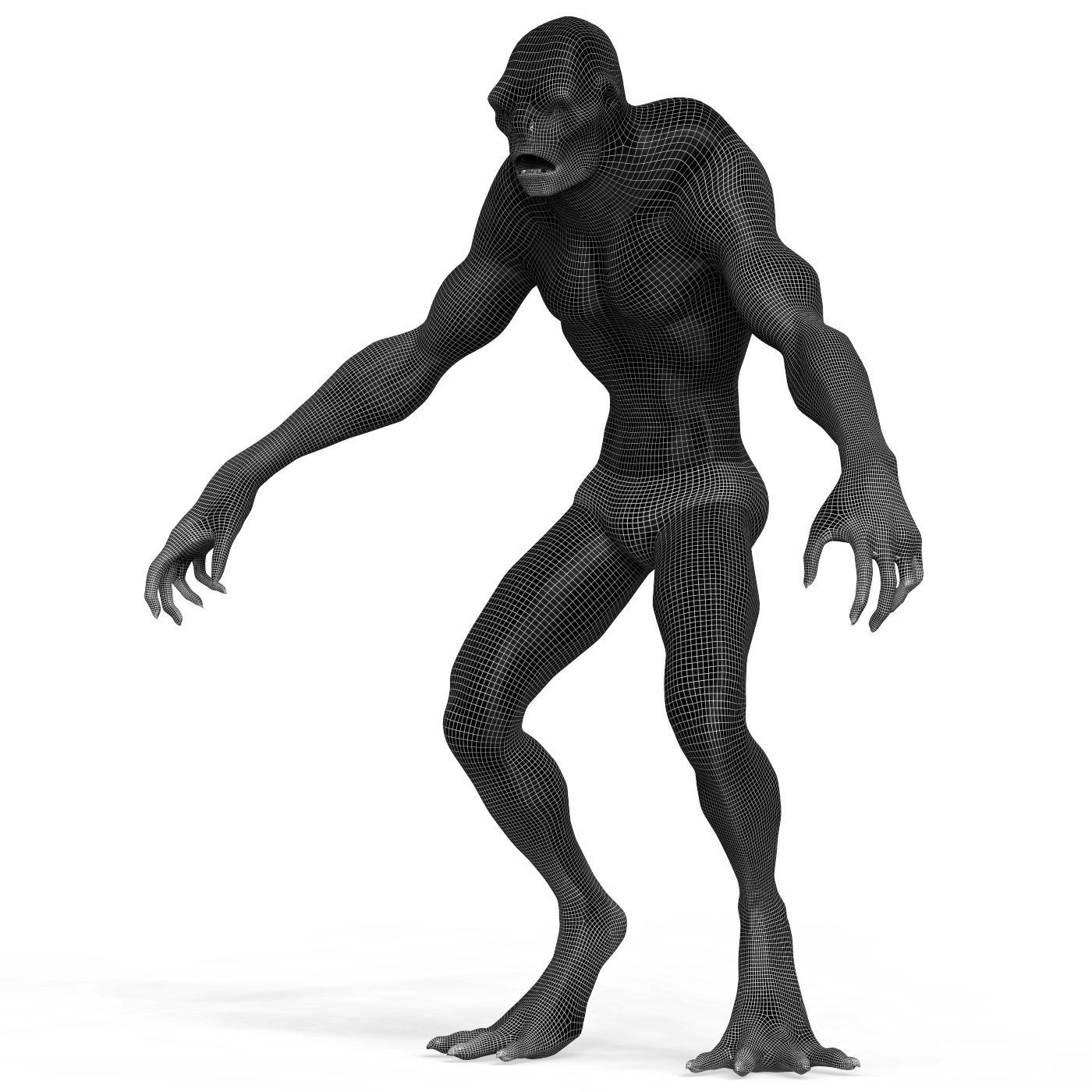 Alien Monster 3D model_7