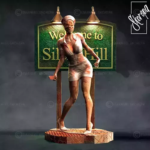 Silent Hill Nurse 3D print model