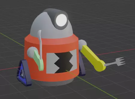 Unofficial Roblox Loomian Legacy Chompactor Free low-poly 3D model_0