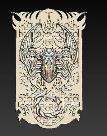 scorpion pendant 3D model_0