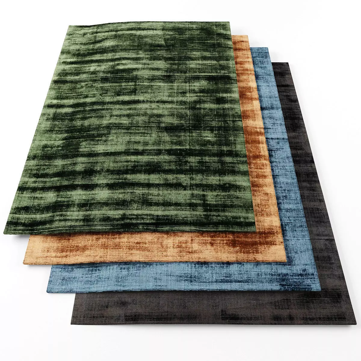 Rugs-1314 three rugs Low-poly 3D model_0