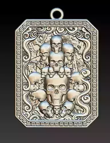skull pendant