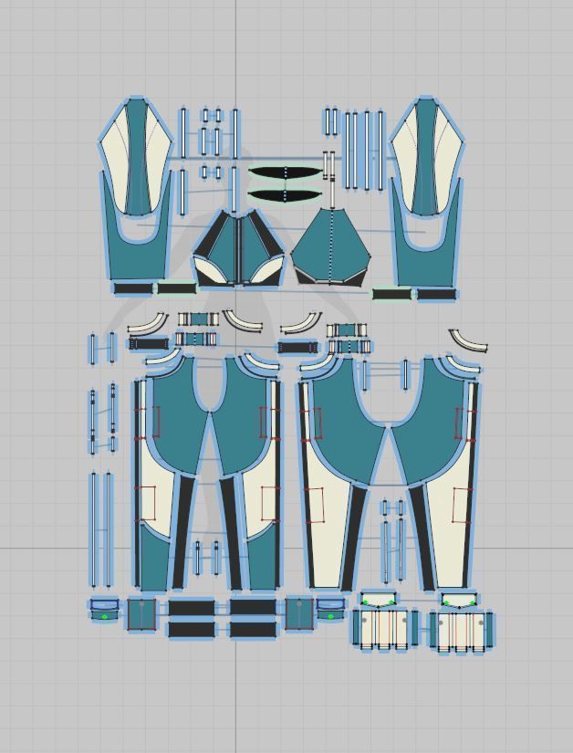 2 Women Sportwear 3D model_8