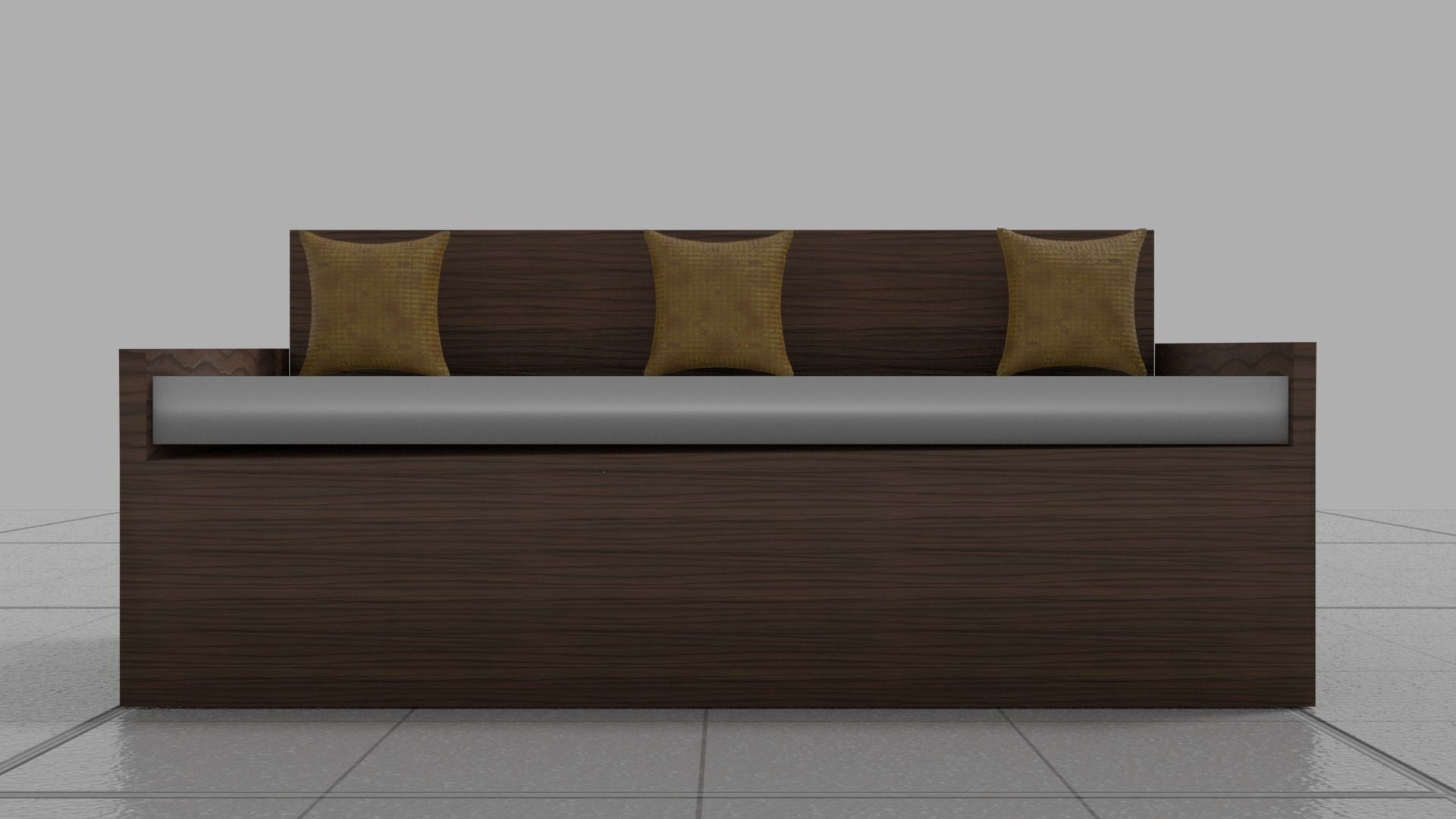 Sofas sofa bed with pillows 3D model_3