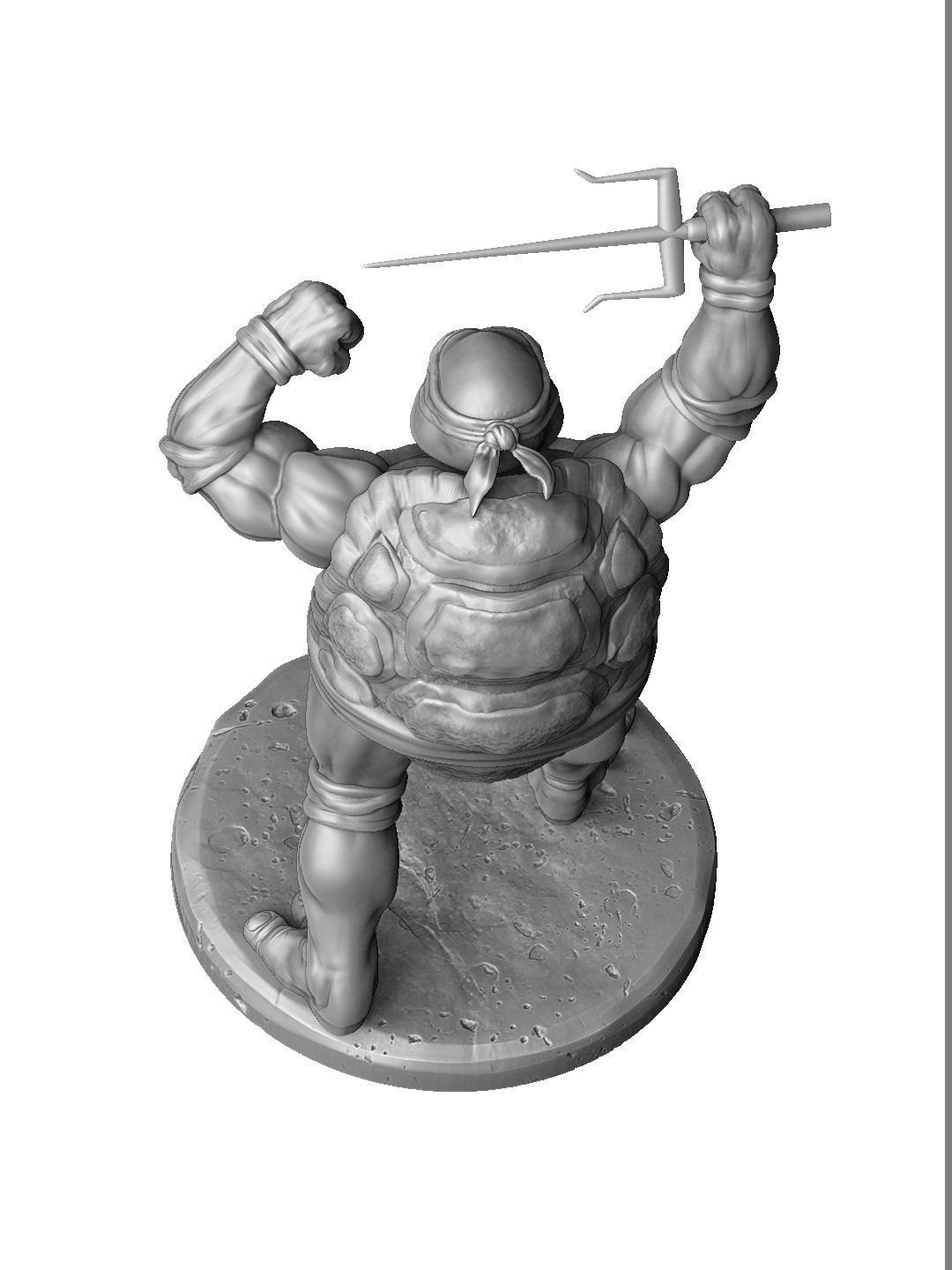 SET NINJA TURTLES 1987 FOR 3D PRINT 3D print model_75