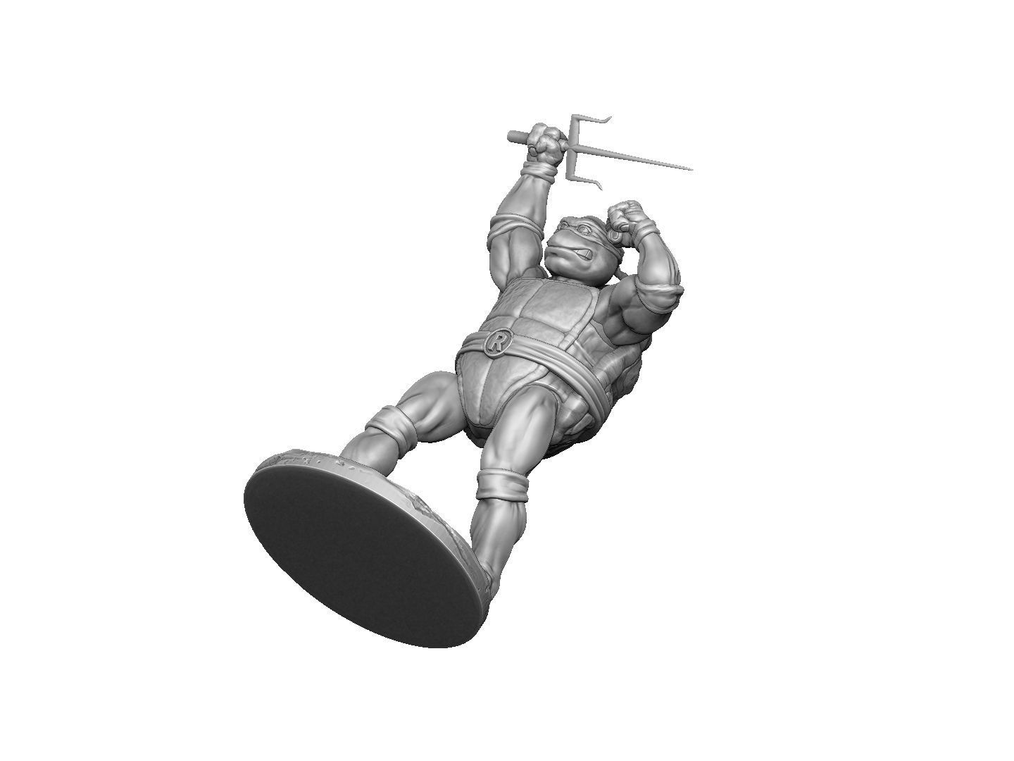 SET NINJA TURTLES 1987 FOR 3D PRINT 3D print model_81