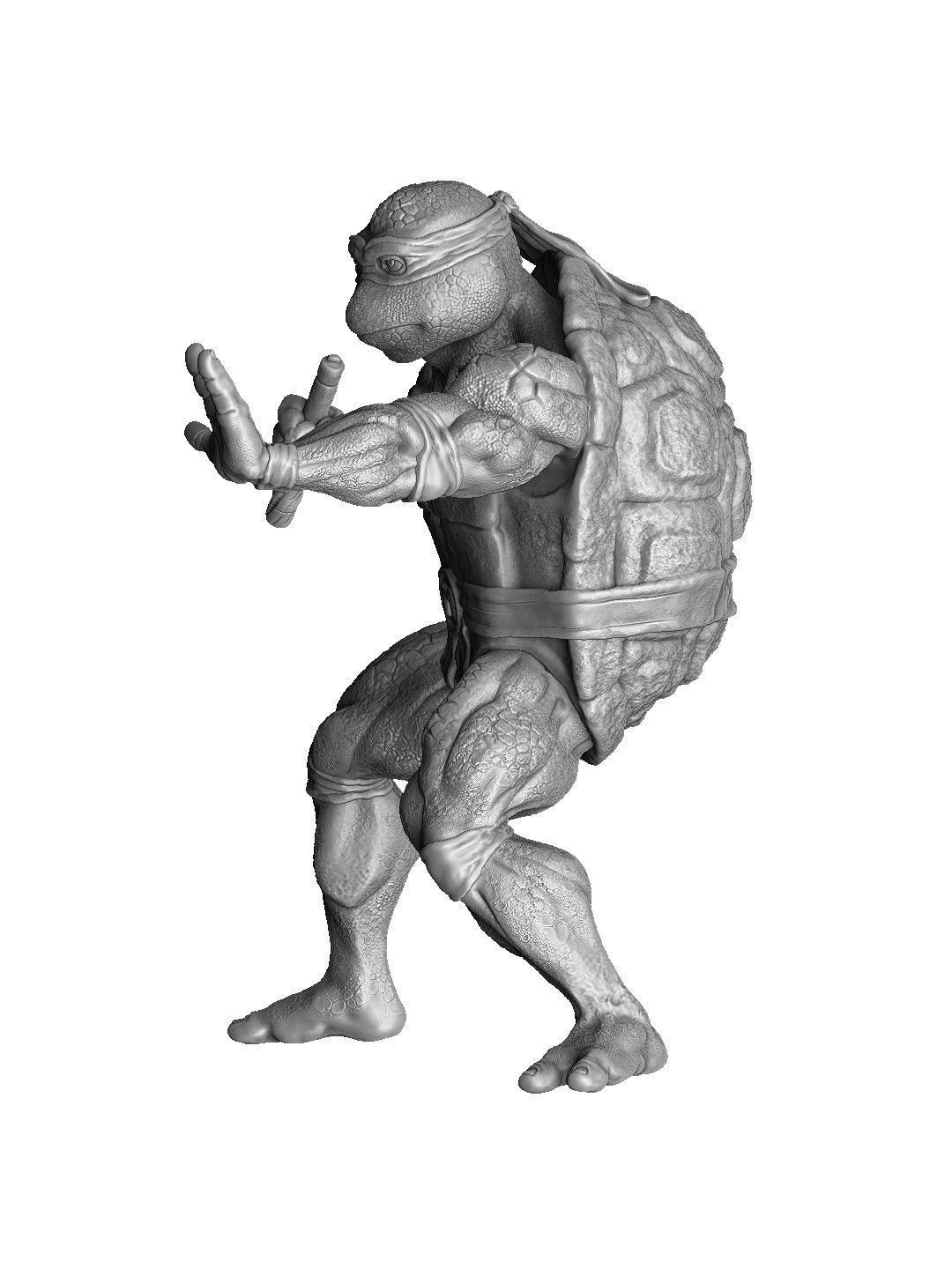 SET NINJA TURTLES 1987 FOR 3D PRINT 3D print model_135