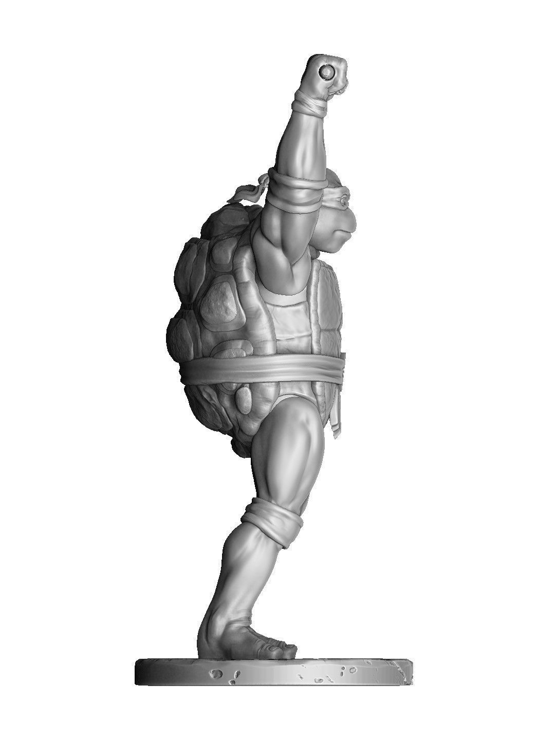 SET NINJA TURTLES 1987 FOR 3D PRINT 3D print model_32