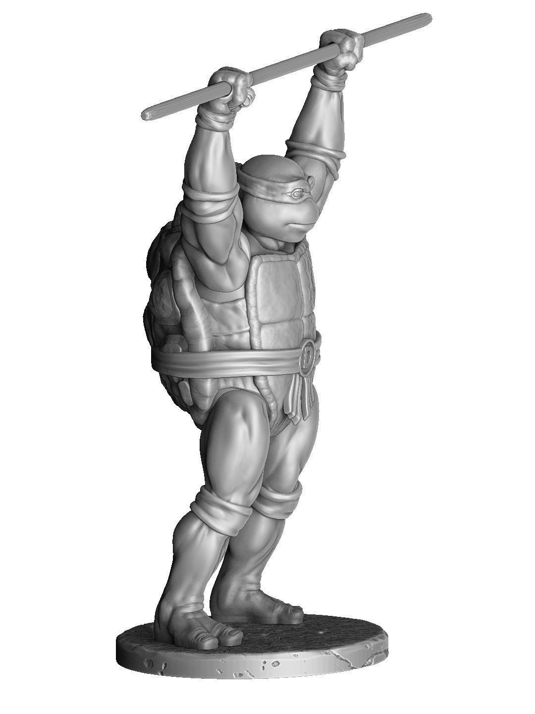 SET NINJA TURTLES 1987 FOR 3D PRINT 3D print model_45