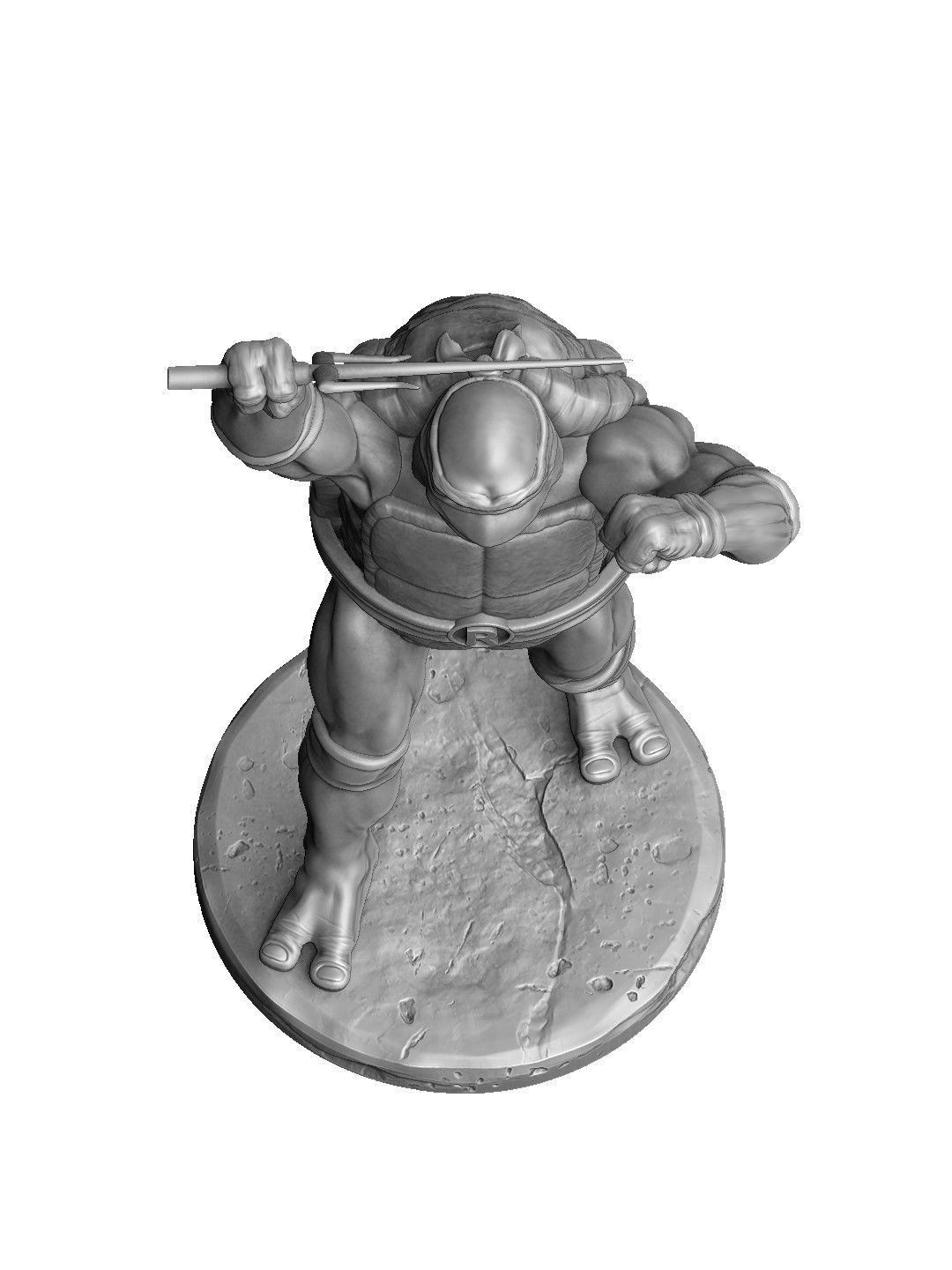 SET NINJA TURTLES 1987 FOR 3D PRINT 3D print model_80