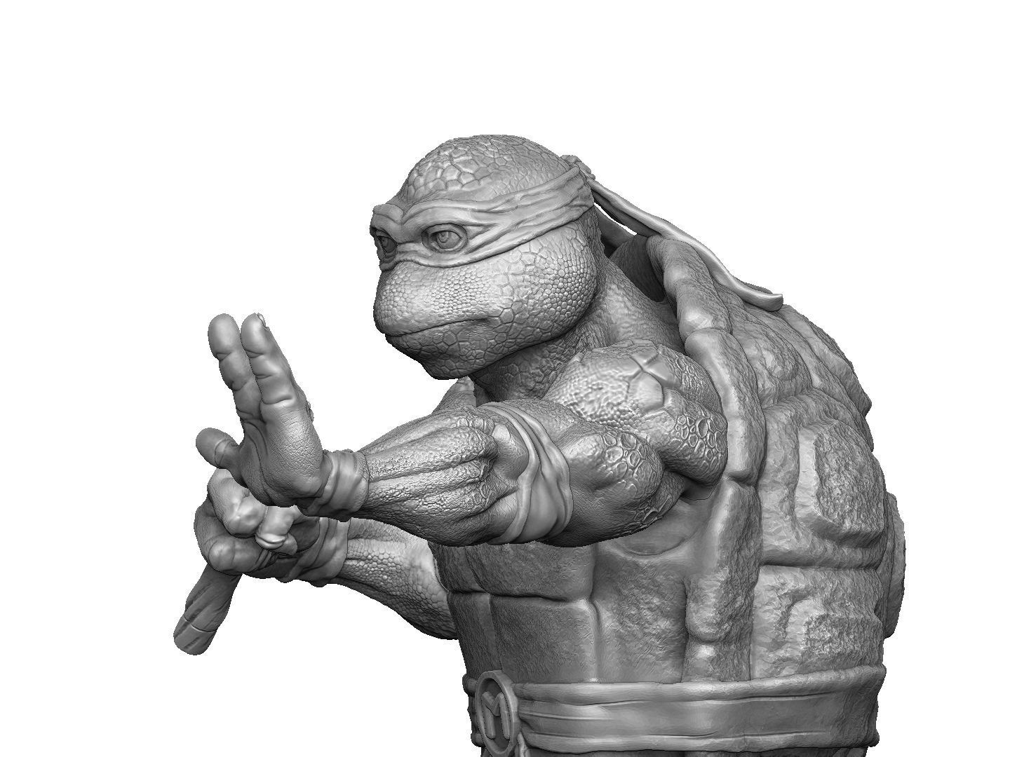 SET NINJA TURTLES 1987 FOR 3D PRINT 3D print model_136
