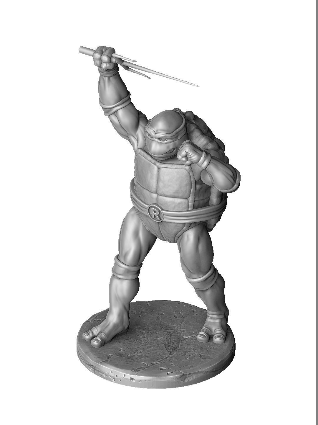 SET NINJA TURTLES 1987 FOR 3D PRINT 3D print model_86