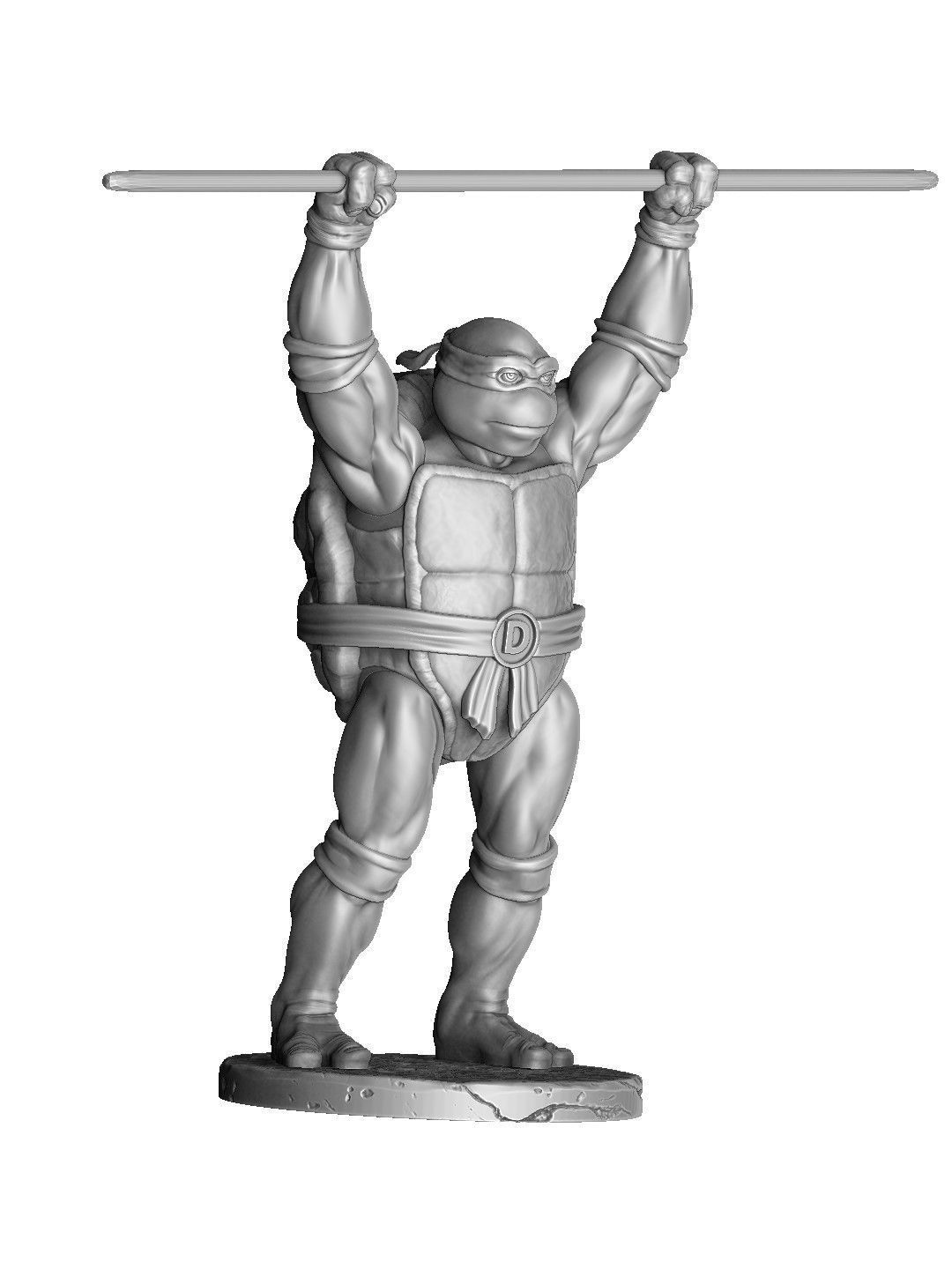 SET NINJA TURTLES 1987 FOR 3D PRINT 3D print model_39