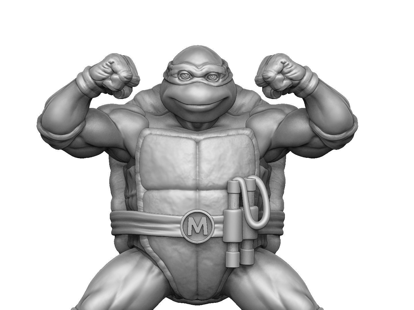 SET NINJA TURTLES 1987 FOR 3D PRINT 3D print model_72