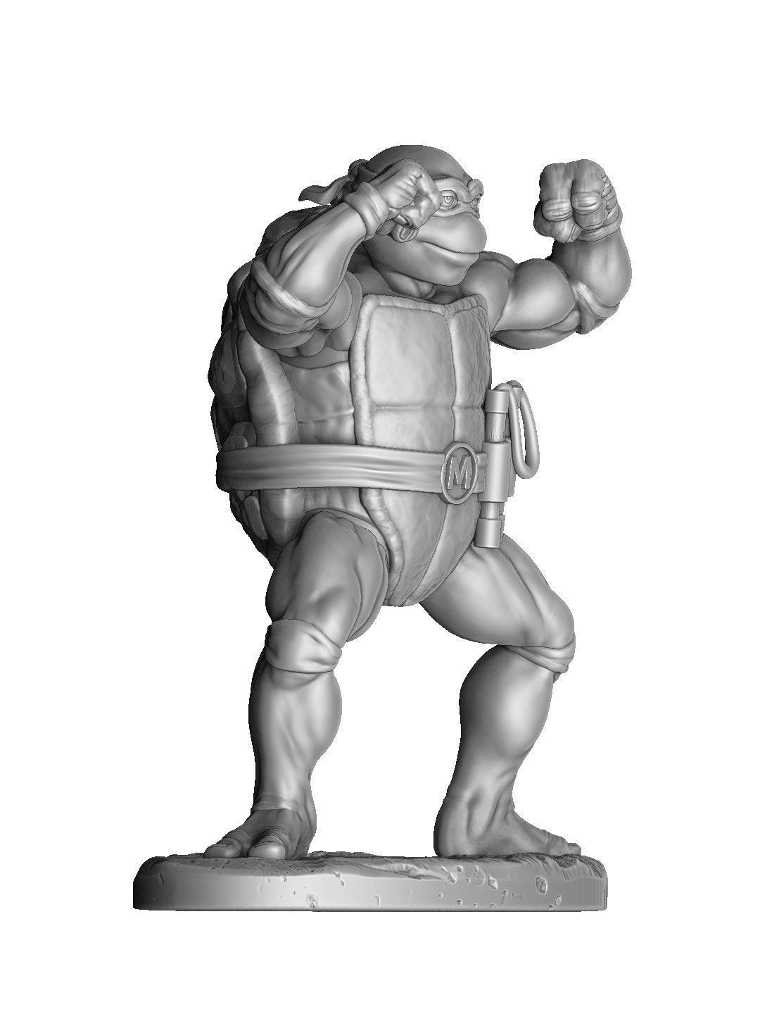 SET NINJA TURTLES 1987 FOR 3D PRINT 3D print model_69