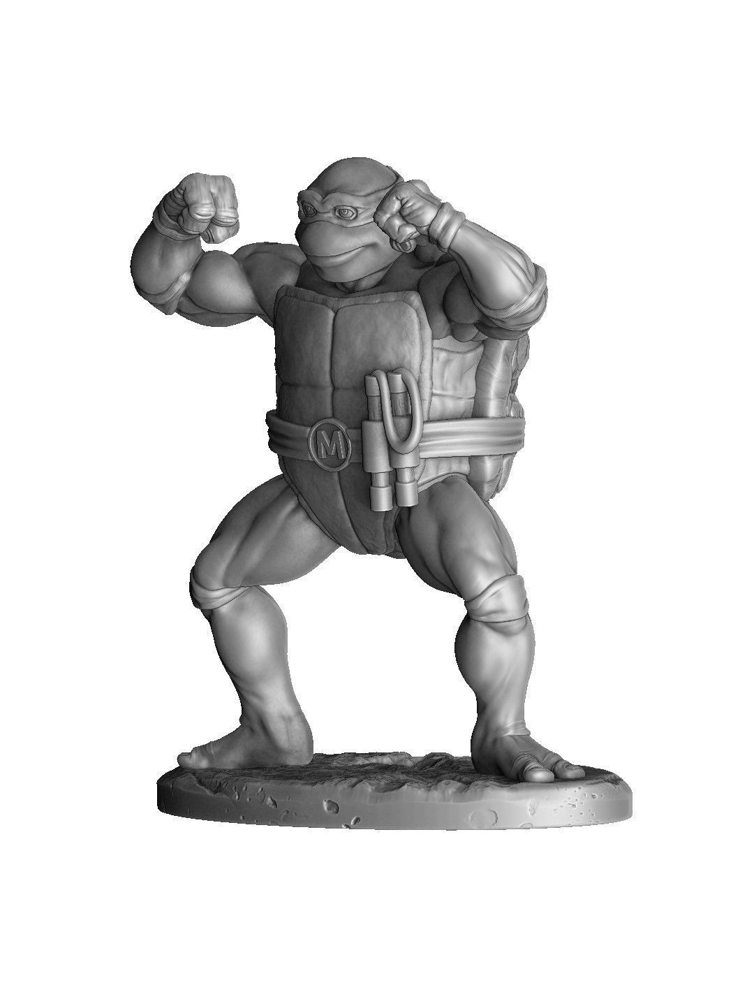 SET NINJA TURTLES 1987 FOR 3D PRINT 3D print model_64