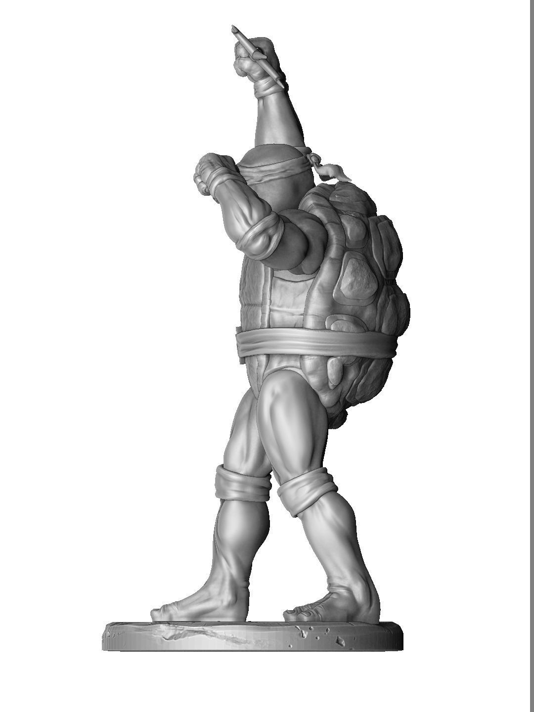 SET NINJA TURTLES 1987 FOR 3D PRINT 3D print model_87