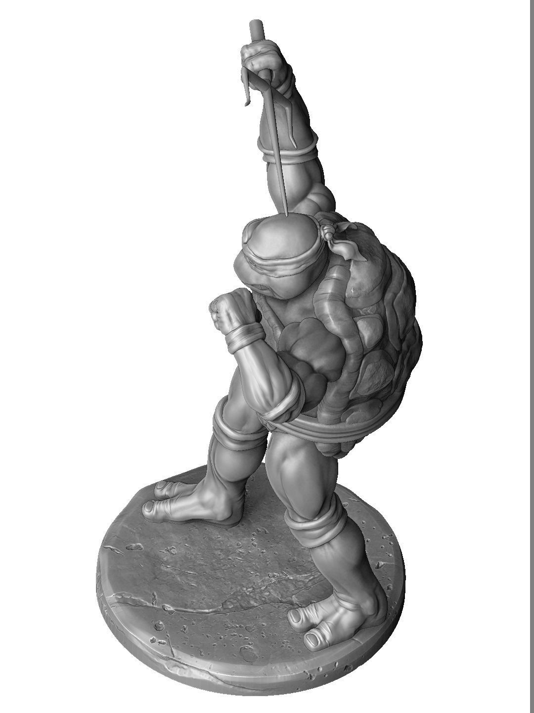 SET NINJA TURTLES 1987 FOR 3D PRINT 3D print model_89