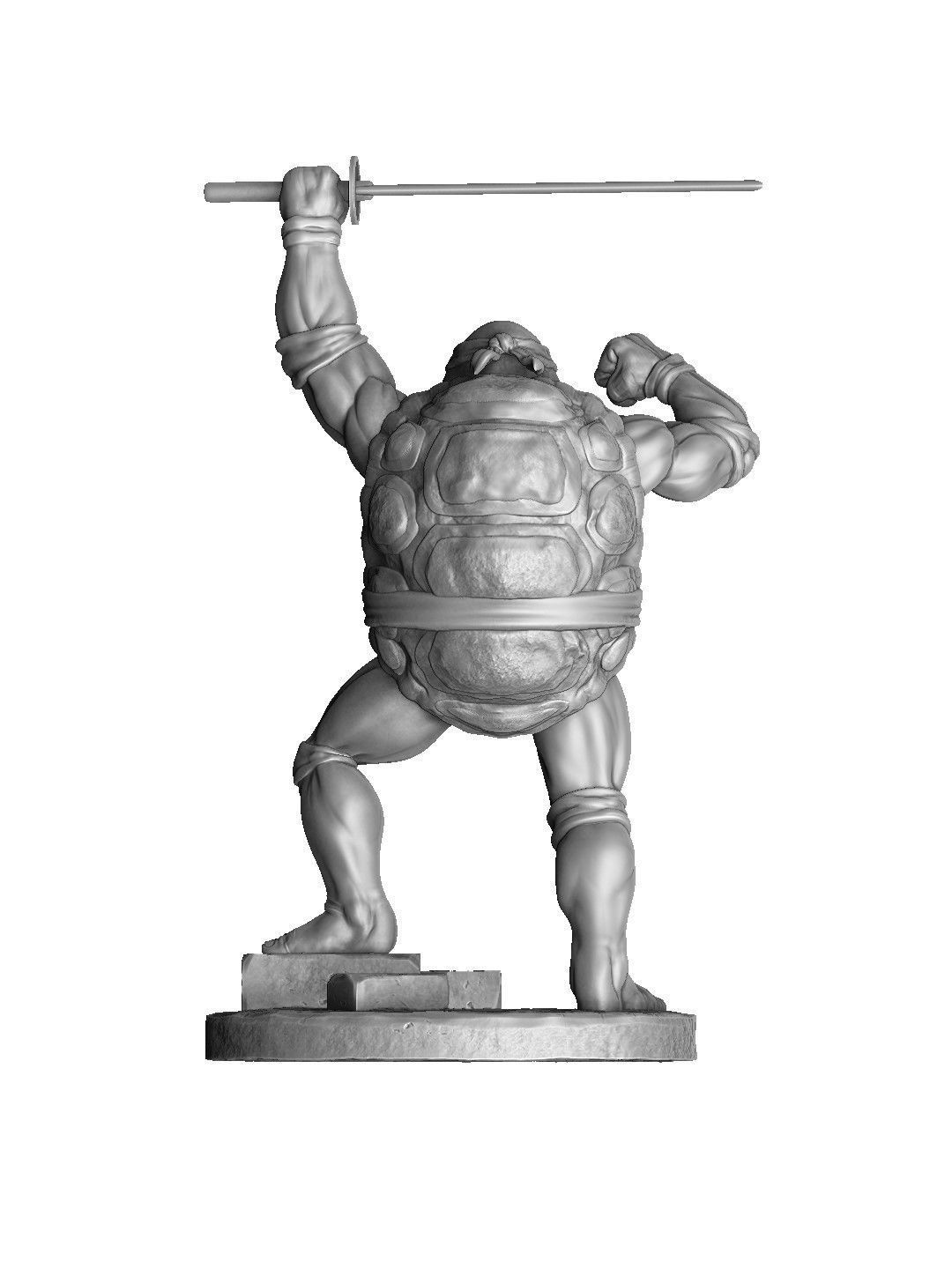SET NINJA TURTLES 1987 FOR 3D PRINT 3D print model_58