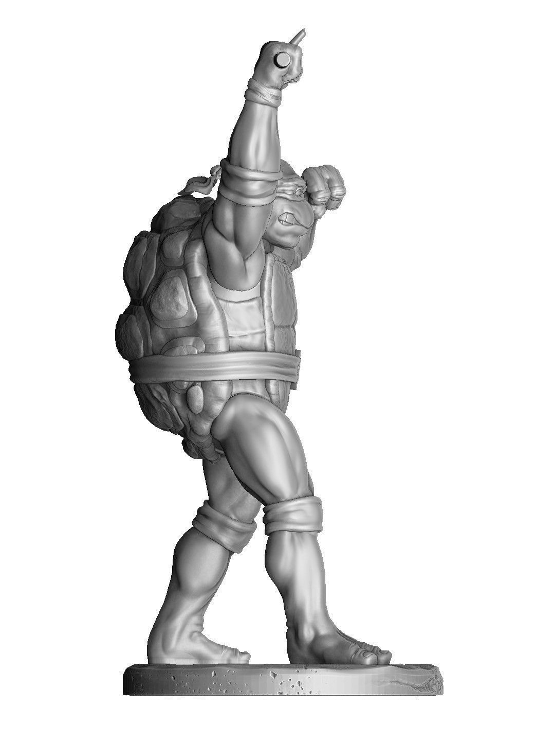 SET NINJA TURTLES 1987 FOR 3D PRINT 3D print model_82