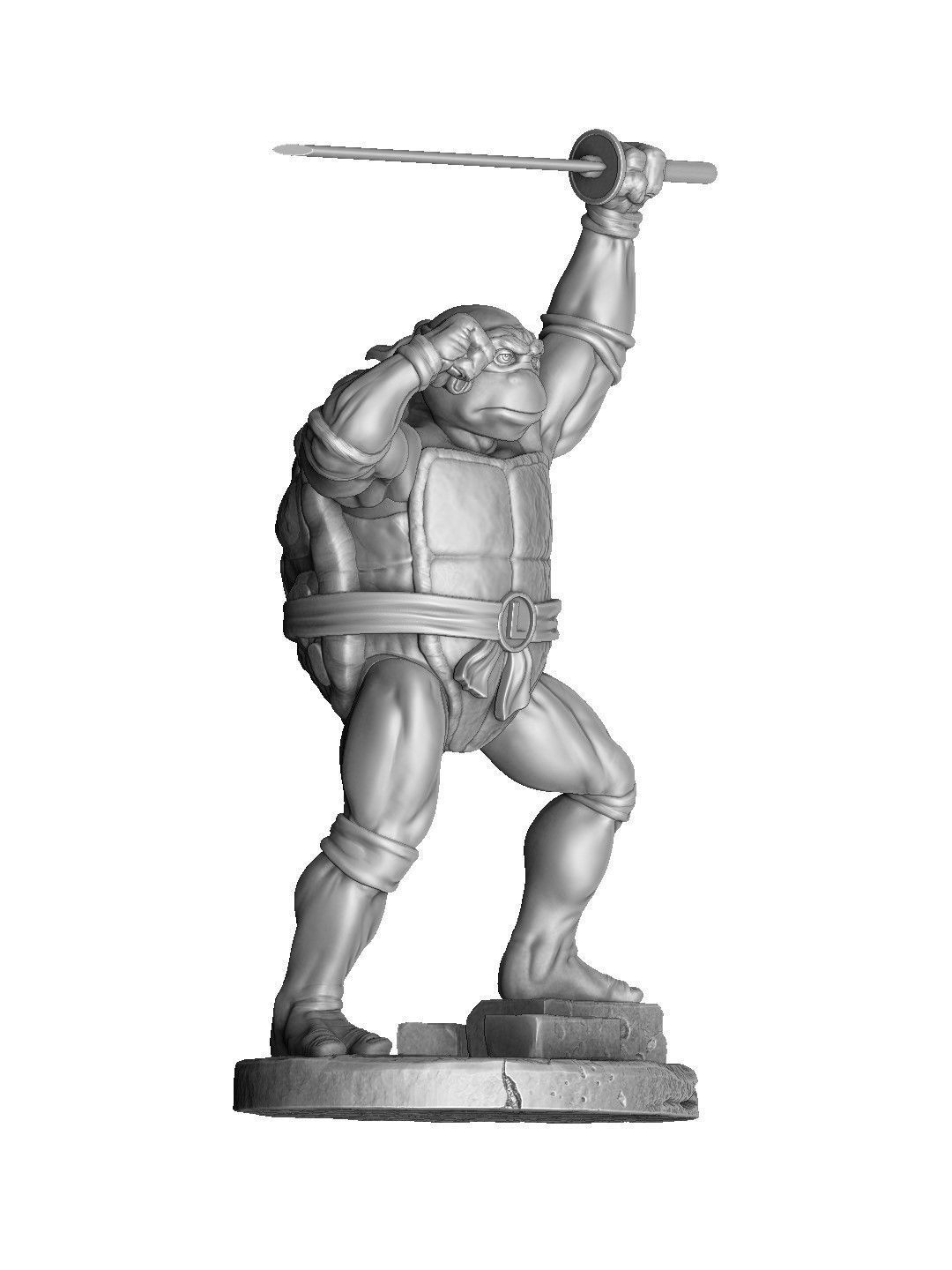 SET NINJA TURTLES 1987 FOR 3D PRINT 3D print model_55