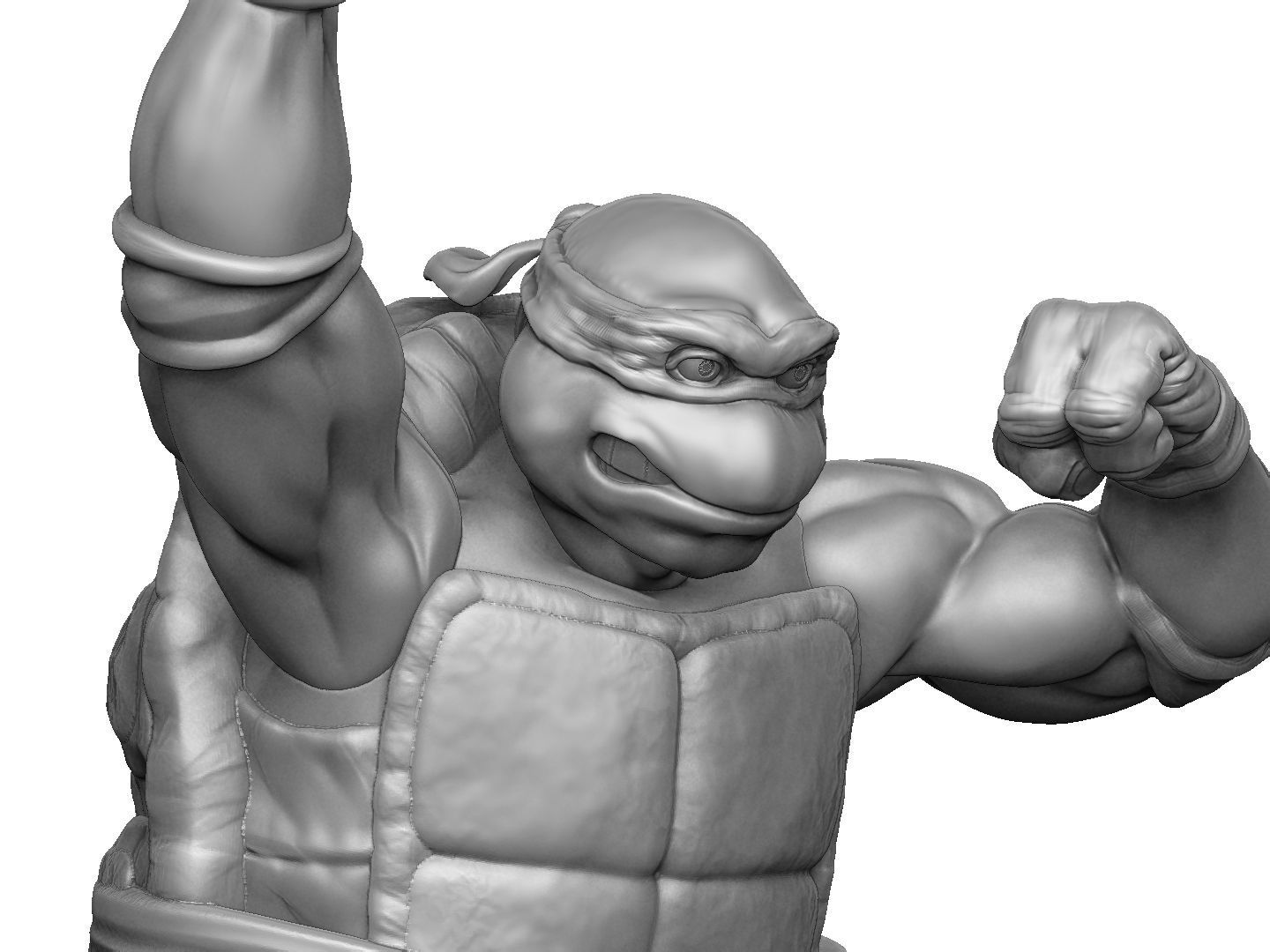 SET NINJA TURTLES 1987 FOR 3D PRINT 3D print model_91