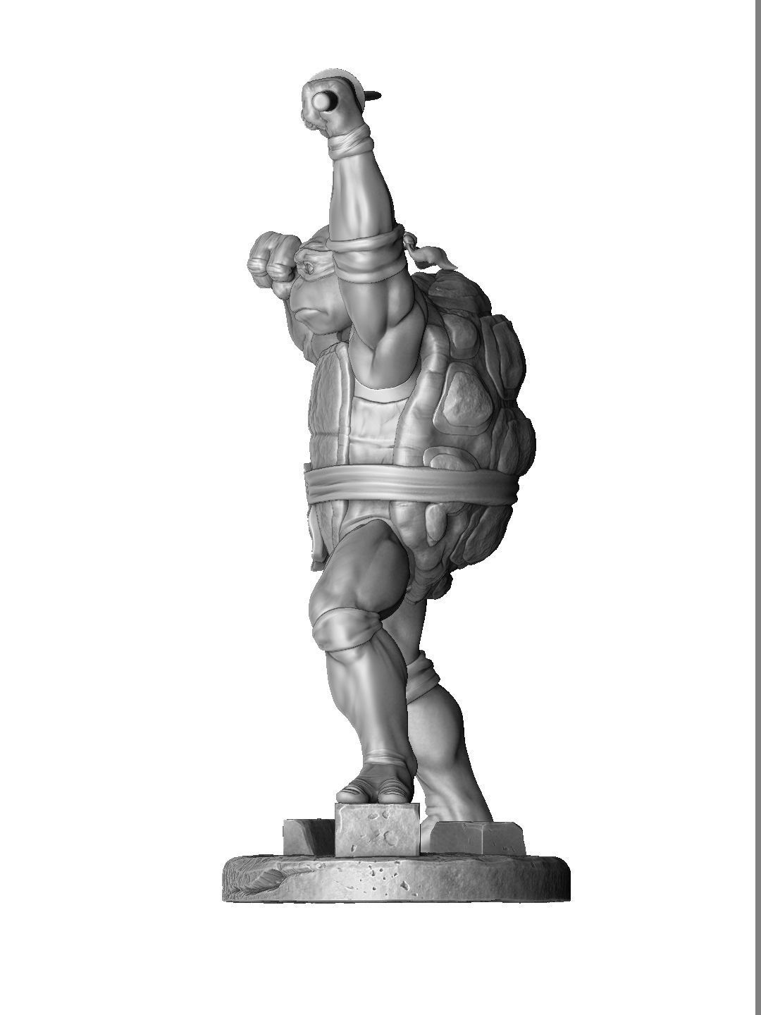 SET NINJA TURTLES 1987 FOR 3D PRINT 3D print model_61