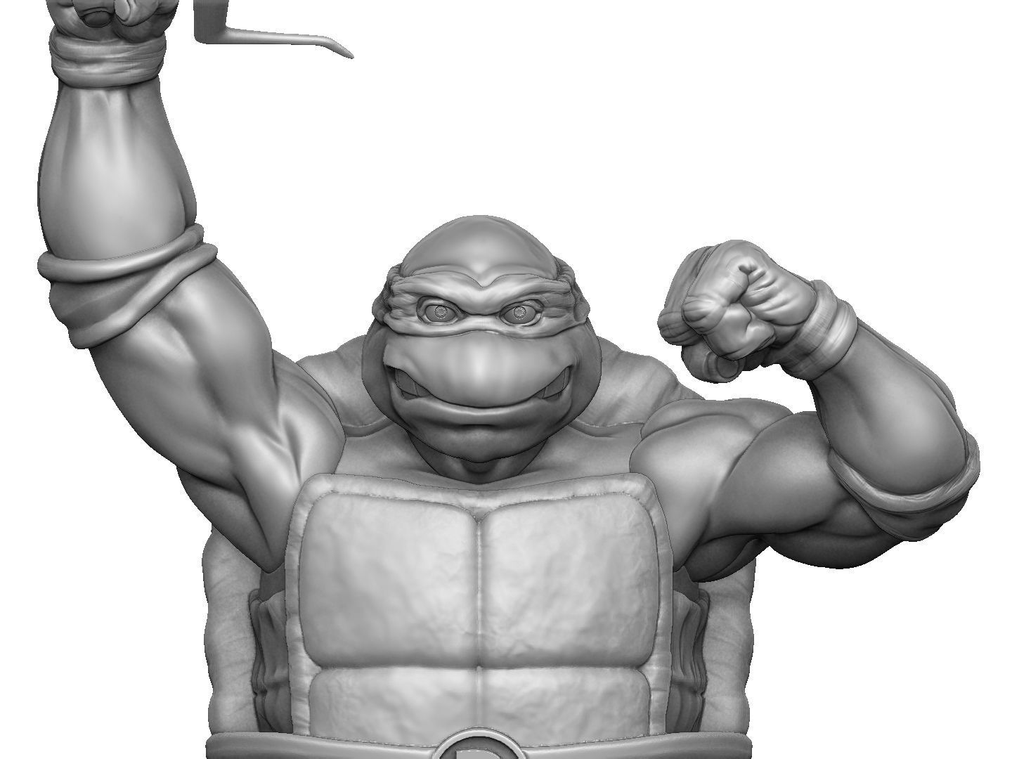 SET NINJA TURTLES 1987 FOR 3D PRINT 3D print model_90