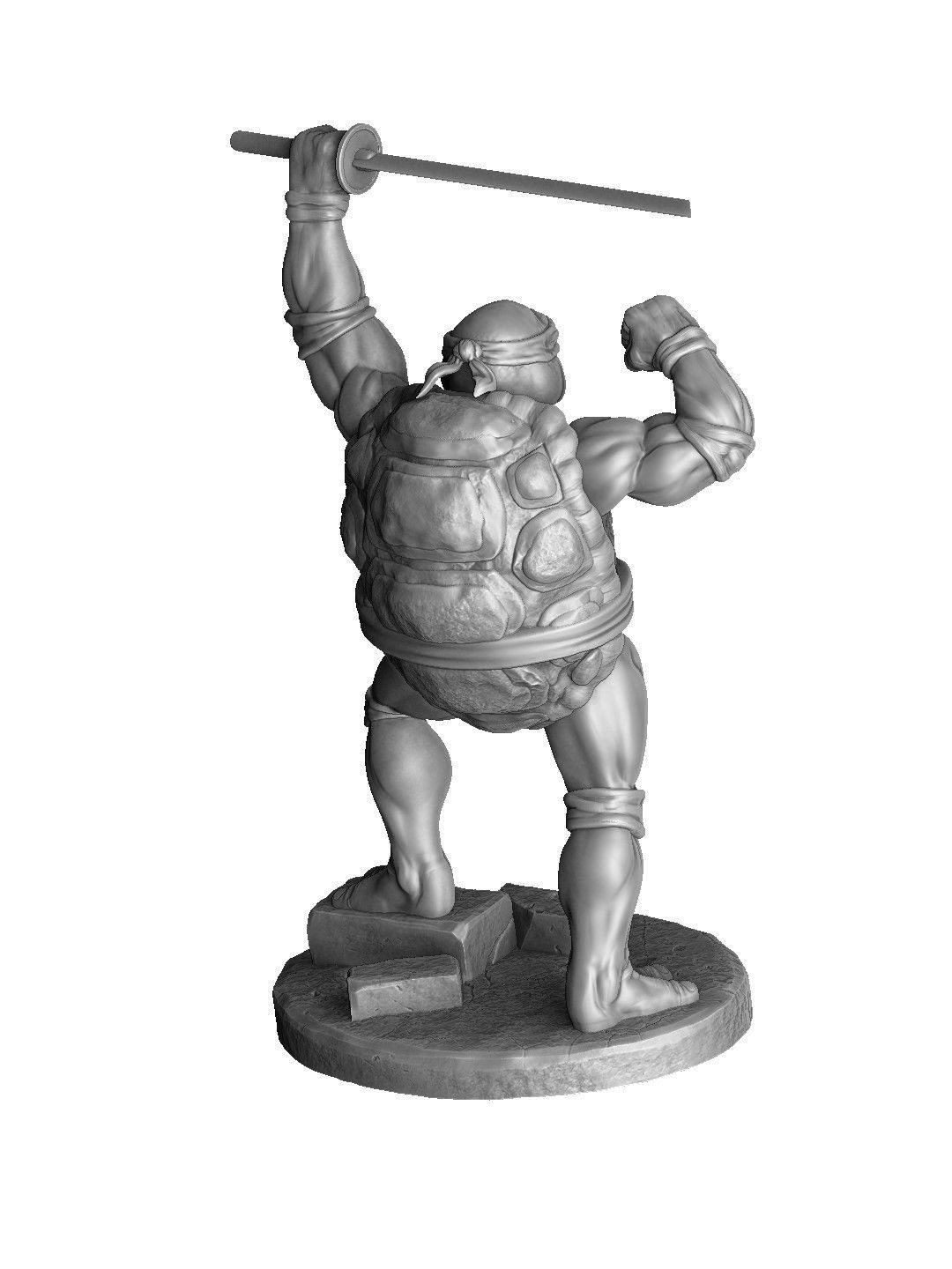 SET NINJA TURTLES 1987 FOR 3D PRINT 3D print model_57