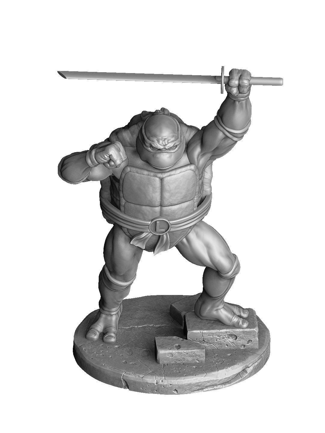 SET NINJA TURTLES 1987 FOR 3D PRINT 3D print model_54