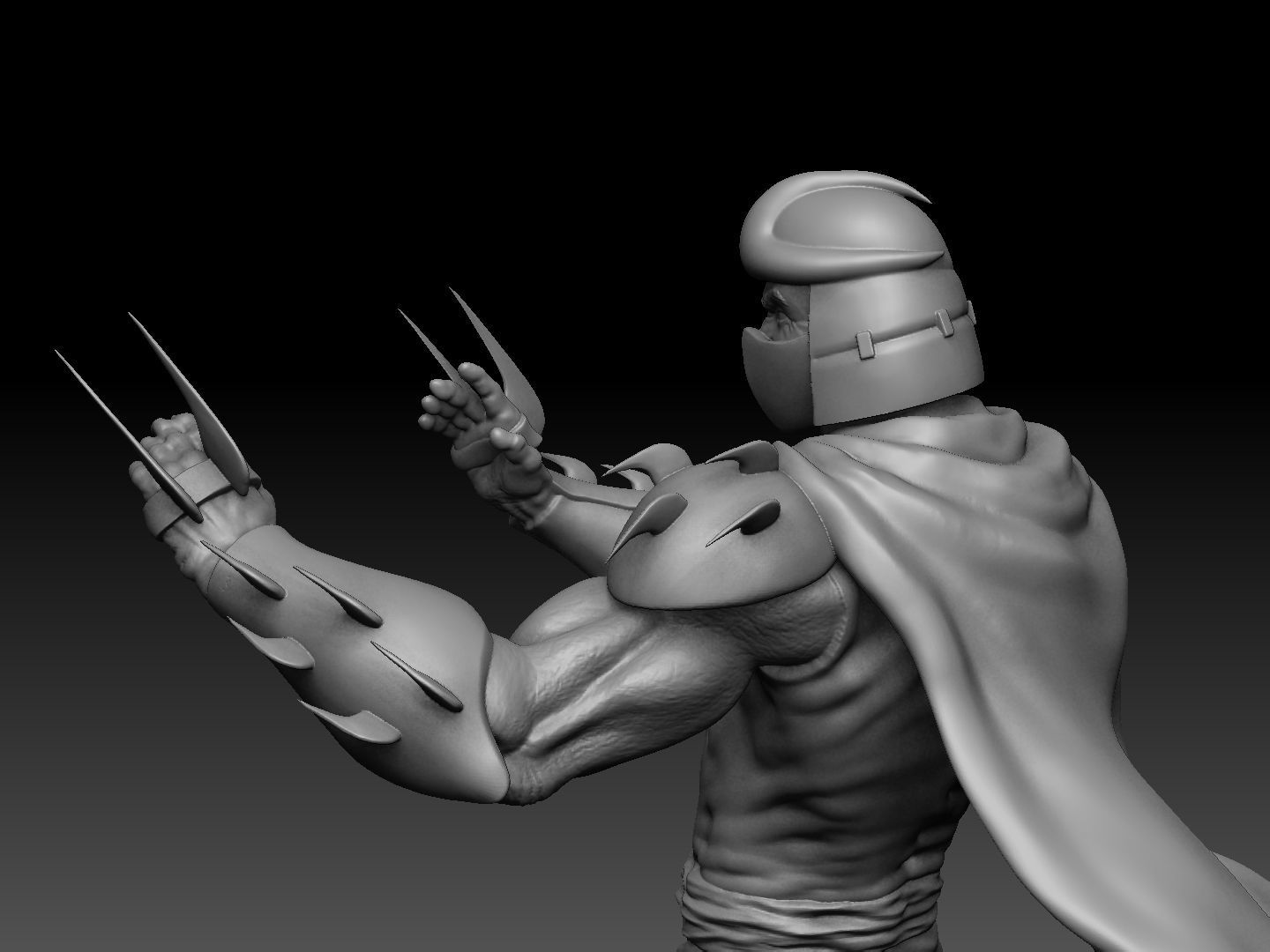 SET NINJA TURTLES 1987 FOR 3D PRINT 3D print model_9