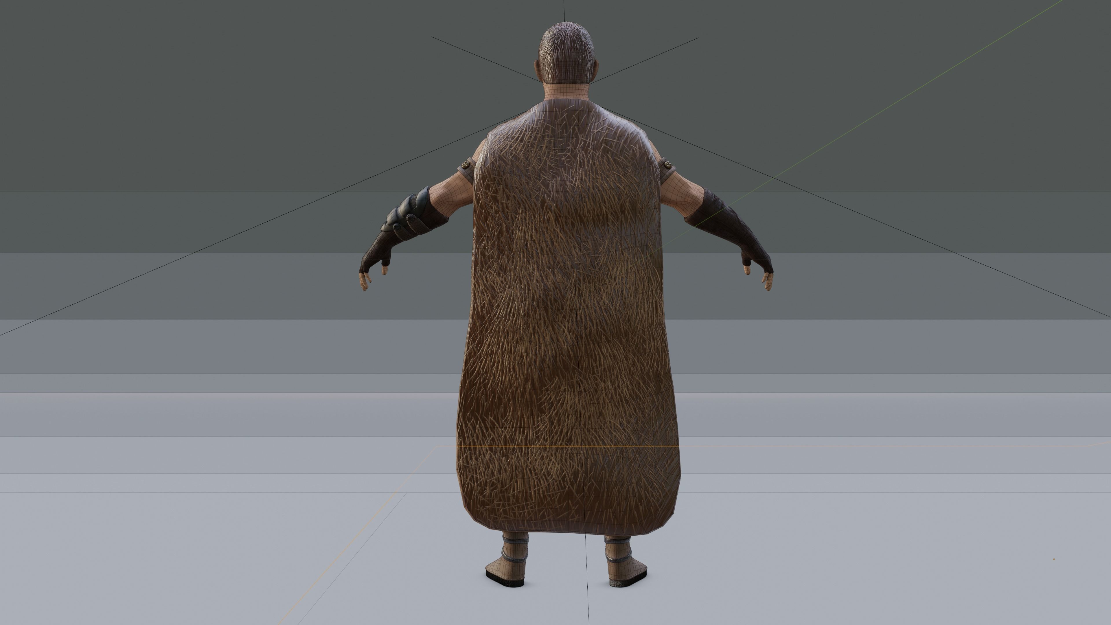 Human Character Low-poly 3D model_6