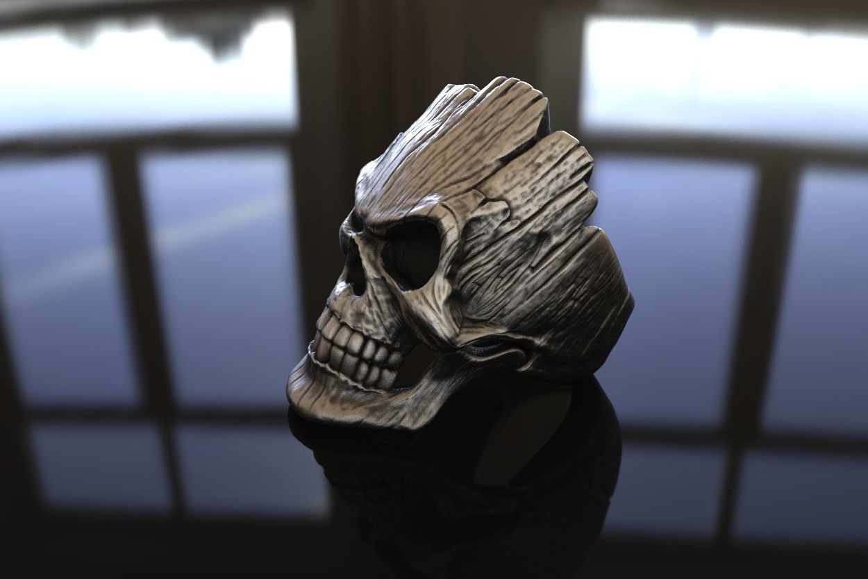 Angry Groot Ring 3D Model For Silver and Gold Casting Stl print 3D print model_2