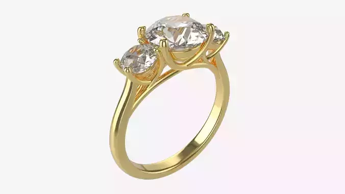 Gold Diamond Ring Jewelry 06