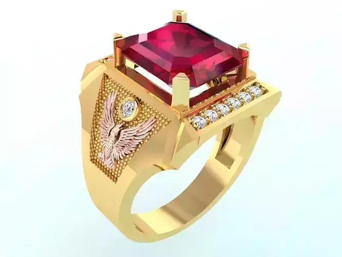 Eagle Rings - Mens Ring - N 2689 