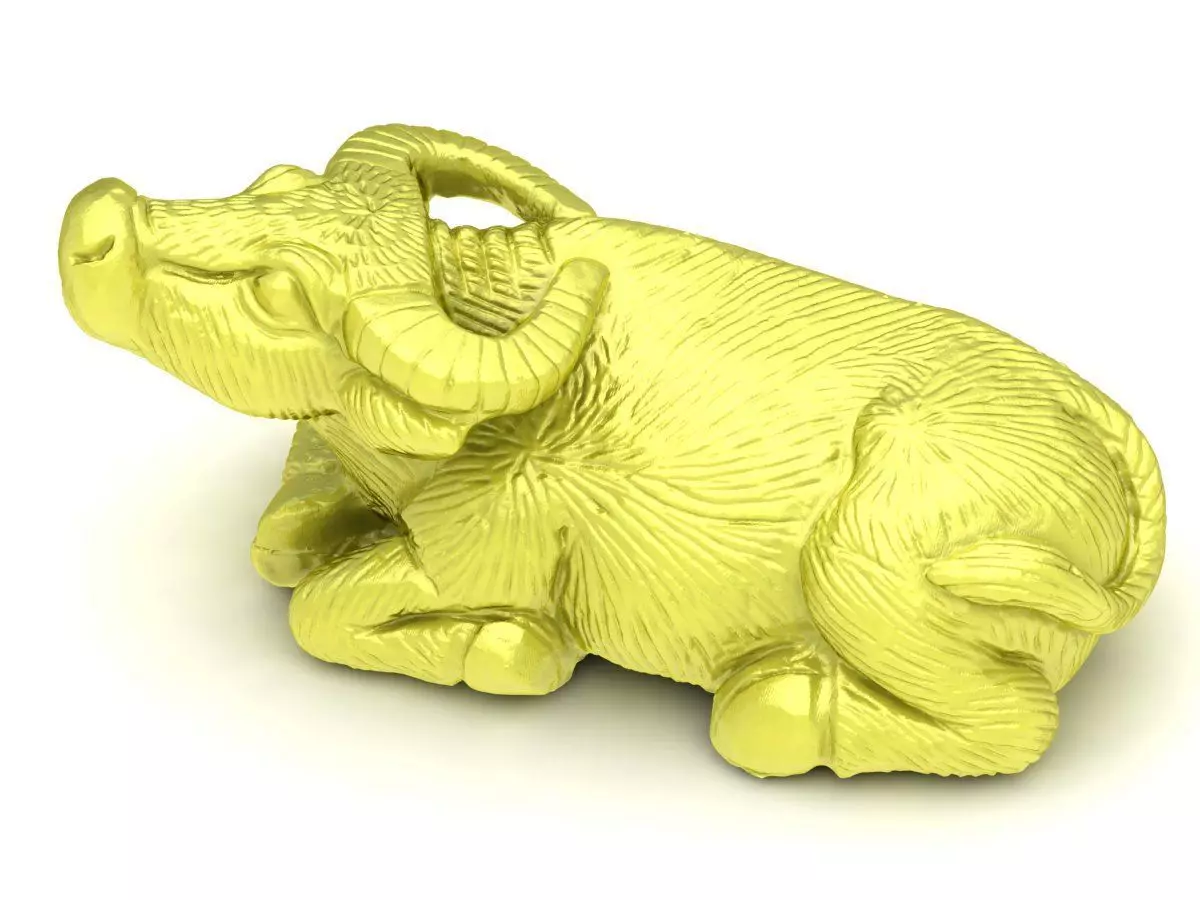 24k zodiac buffalo 3960 3D print model_0