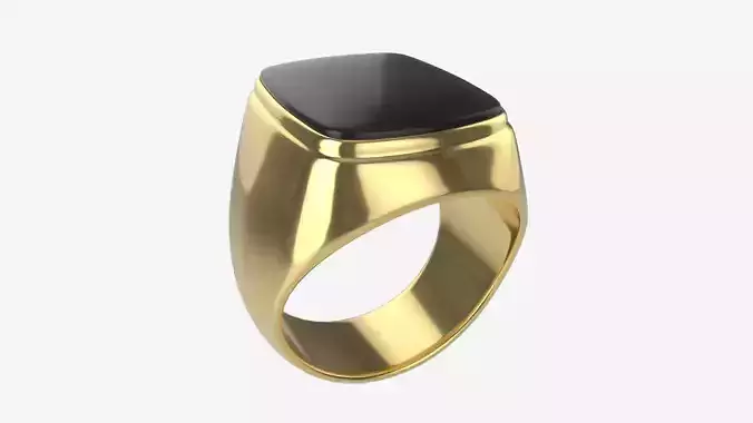 Gold Ring with Stone Jewelry 09