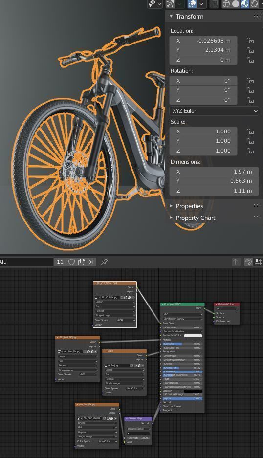 E-Bikes e-bike 3D Model Collection_8