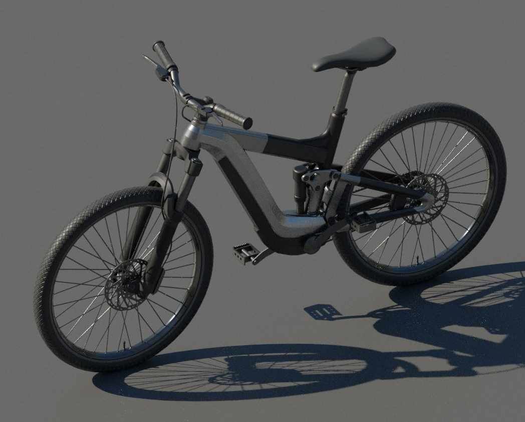 E-Bikes e-bike 3D Model Collection_10